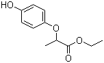 结构式 CAS# 65343-67-1, 2-(4-羟基苯氧基)丙酸乙酯