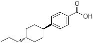 4-(trans-4-Propylcyclohexyl)benzoic acid molecular structure (CAS 65355-29-5)