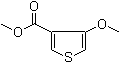 4-Methoxy-3-thiophenecarboxylic acid methyl ester molecular structure (CAS 65369-22-4)