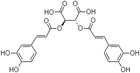 Chicoric acid molecular structure (CAS 6537-80-0)