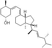 (3beta,5Z,7E,10alpha,22E)-9,10-开环麦角甾-5,7,22-三烯-3-醇分子结构 (CAS 65377-86-8)