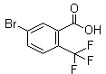 structure of CAS# 654-97-7, 5-Bromo-2-(trifluoromethyl)benzoic acid