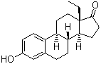 甲基雌酚酮分子结构 (CAS 6544-68-9)