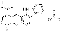 Serpentine nitrate molecular structure (CAS 6545-58-0)