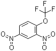 structure of CAS# 655-07-2, 2,4-Dinitro-1-(trifluoromethoxy)benzene