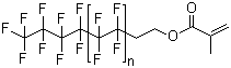 2-(Perfluoroalkyl)ethyl methacrylate molecular structure (CAS 65530-66-7)