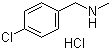 N-Methyl-4-chlorobenzylamine hydrochloride molecular structure (CAS 65542-24-7)