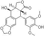 4'-去甲基表鬼臼毒素分子结构 (CAS 6559-91-7)