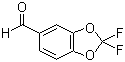 2,2-Difluorobenzodioxole-5-carboxaldehyde molecular structure (CAS 656-42-8)