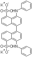 4,4'-二苯胺基-1,1'-联萘-5,5'-二磺酸二钾盐分子结构 (CAS 65664-81-5)