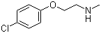 structure of CAS# 65686-13-7, [2-(4-Chlorophenoxy)ethyl](methyl)amine;N-[2-(4-Chlorophenoxy)ethyl]-N-methylamine