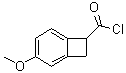 3-甲氧基双环[4.2.0]辛-1,3,5-三烯-7-甲酰氯分子结构 (CAS 65754-47-4)