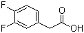 3,4-二氟苯乙酸分子结构 (CAS 658-93-5)