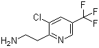 3-Chloro-5-(trifluoromethyl)-2-(2-aminoethyl)pyridine molecular structure (CAS 658066-44-5)