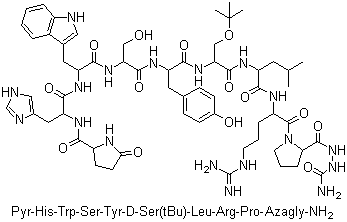 Goserelin molecular structure (CAS 65807-02-5)