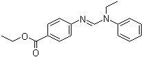 N-(乙氧基羰基苯基)-N'-乙基-N'-苯基甲脒分子结构 (CAS 65816-20-8)