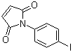 N-(4-碘苯基)马来酰亚胺分子结构 (CAS 65833-01-4)