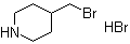 4-Bromomethylpiperidine hydrobromide molecular structure (CAS 65920-56-1)