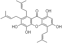 Isogarciniaxanthone E molecular structure (CAS 659747-28-1)