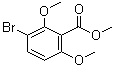 3-Bromo-2,6-dimethoxybenzoic acid methyl ester molecular structure (CAS 65977-12-0)
