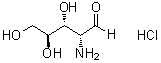 L-阿拉伯糖胺盐酸盐分子结构 (CAS 65982-16-3)