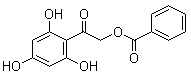 structure of CAS# 65982-77-6, 2'-(Benzoyloxy)phloroacetophenone;2-Benzoyloxy-2',4',6'-trihydroxyacetophenone