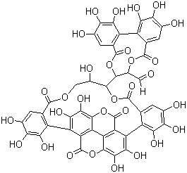 结构式 CAS# 65995-63-3, 安石榴苷