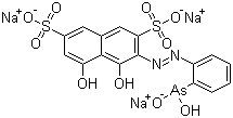 Arsenazo I molecular structure (CAS 66019-20-3)