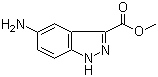 5-Amino-1H-indazole-3-carboxylic acid methyl ester molecular structure (CAS 660411-95-0)
