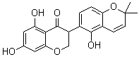 甘草异黄烷酮分子结构 (CAS 66067-26-3)