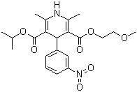 尼莫地平分子结构 (CAS 66085-59-4)