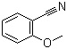 结构式 CAS# 6609-56-9, 2-甲氧基苯甲腈; 邻甲氧基苯甲腈; 邻甲氧基苯腈; 2-甲氧基氰苯