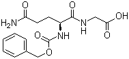 结构式 CAS# 6610-42-0, N-苄氧羰基-L-谷氨酰胺酰甘氨酸