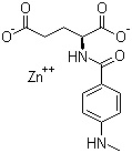 N-[4-(Methylamino)benzoyl]-L-glutamic acid zinc salt molecular structure (CAS 66104-81-2)