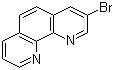 structure of CAS# 66127-01-3, 3-Bromo-1,10-phenanthroline;3-Bromophenanthroline