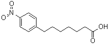 4-Nitrobenzeneheptanoic acid molecular structure (CAS 66147-99-7)