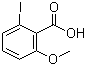 structure of CAS# 66195-39-9, 2-Iodo-6-methoxybenzoic acid;6-Iodo-o-anisic acid