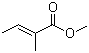 structure of CAS# 6622-76-0, Methyl tiglate;Methyl 2-methylcrotonate