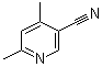 4,6-二甲基-3-吡啶甲腈分子结构 (CAS 6623-21-8)