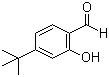 结构式 CAS# 66232-34-6, 4-叔丁基-2-羟基苯甲醛