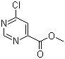 结构式 CAS# 6627-22-1, 6-氯嘧啶-4-羧酸甲酯