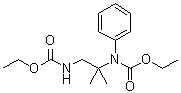 N-[2-(羧基氨基)-1,1-二甲基乙基]苯胺基甲酸二乙酯分子结构 (CAS 6629-02-3)