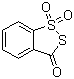 3H-1,2-Benzodithiol-3-one-1,1-dioxide molecular structure (CAS 66304-01-6)