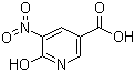 6-Hydroxy-5-nitronicotinic acid molecular structure (CAS 6635-31-0)