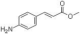 structure of CAS# 66417-26-3, Methyl (E)-3-(4-aminophenyl)-2-propenoate;(E)-3-(4-Aminophenyl)-2-propenoic acid methyl ester