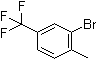 2-Bromo-1-methyl-4-trifluoromethylbenzene molecular structure (CAS 66417-30-9)