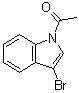 1-Acetyl-3-bromo-1H-indole molecular structure (CAS 66417-73-0)