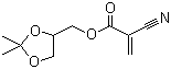 1,2-Isopropylidene glyceryl 2-cyanoacrylate molecular structure (CAS 66470-69-7)