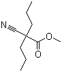 2-Cyano-2-propylpentanoic acid methyl ester molecular structure (CAS 66546-92-7)