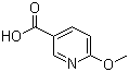 结构式 CAS# 66572-55-2, 6-甲氧基烟酸; 6-甲氧基吡啶-3-羧酸